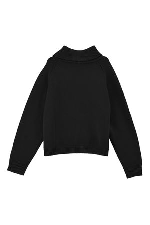 maglione in cotone nero PHILOSOPHY KIDS | I9F6066066P050